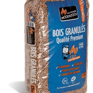 GRANULÉS DE BOIS WOODSTOCK 1 PALETTE DE 78 SACS DE 15 KG