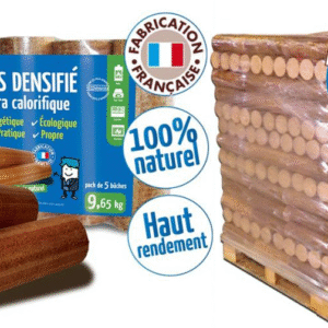 BÛCHES CALORIFIQUES WOODSTOCK 4 PALETTES, 416 SACS DE 5 BÛCHES